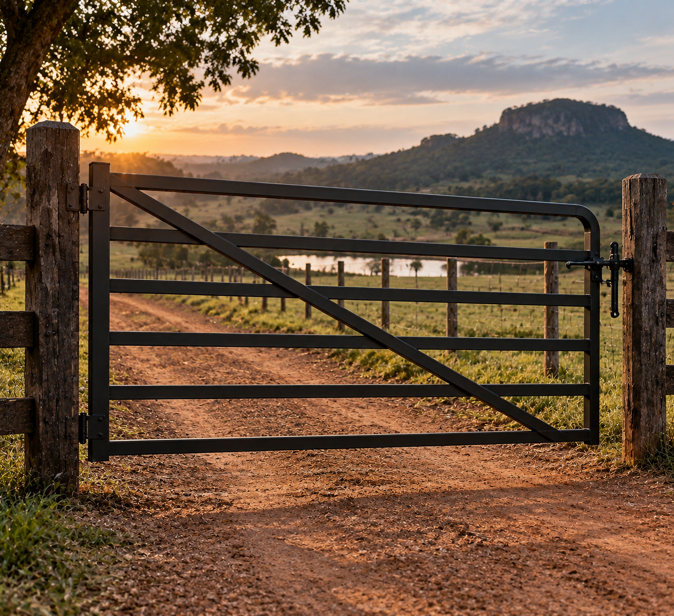 Porteira para fazenda